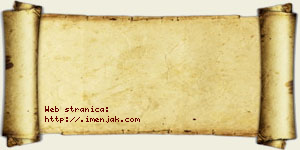 Valentina Rosić vizit kartica